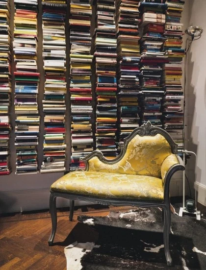 Bohemienne sittingroom chaise longue