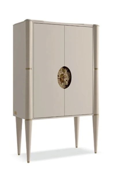 Mobile bar design contemporaneo laccato grigio collezione Ellipse
