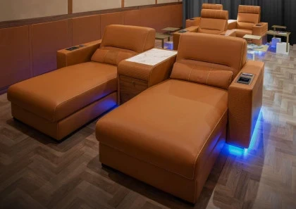 Formitalia - Leather sofa Home Cinema Grand Prix Collection