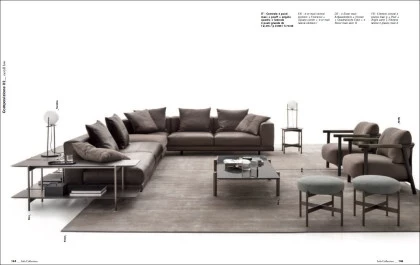 Ditre - Sectional corner leather sofas