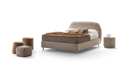 Upholstered bed frames by Nobili Design