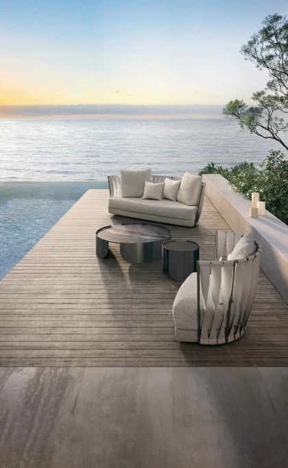 Outdoor furniture for gardens and terraces