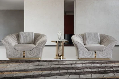 Swivel Armchairs for Elegant Contemporary Living Rooms