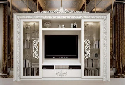 Passi-Opera showcase for luxury living room