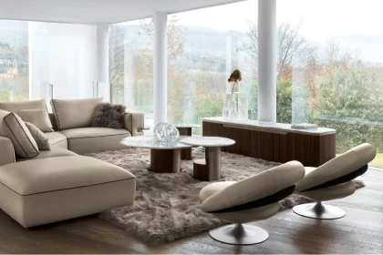 Luxor designer TV unit with premium material detailing perfect for a high-end living room setup.
