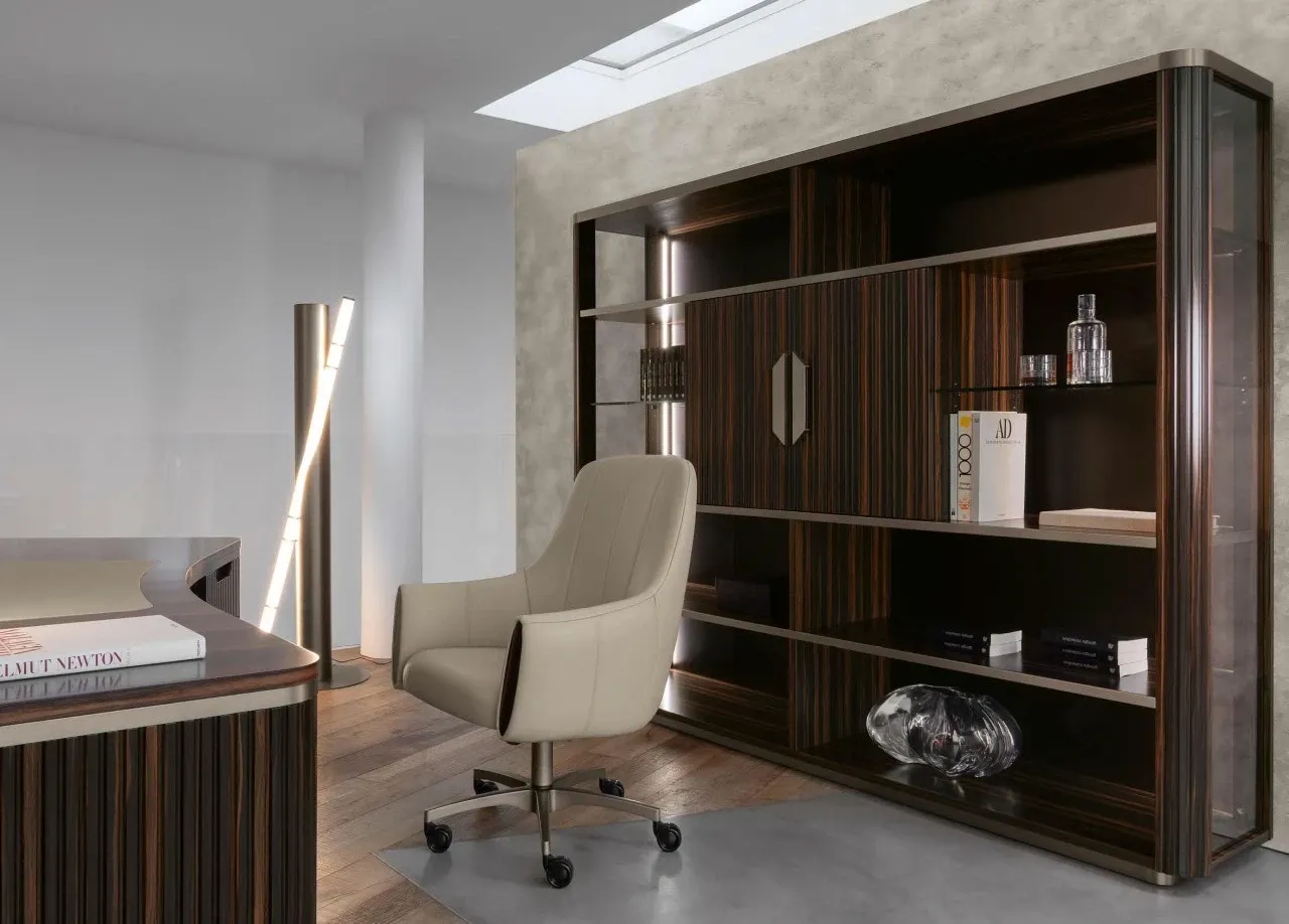 Luxor Library, Giorgio Collection luxury Italian bookcase