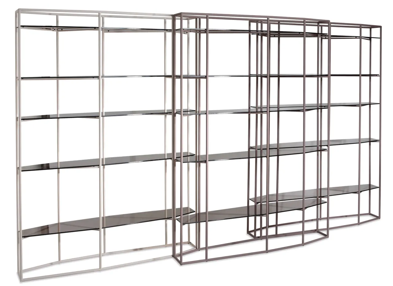 Diadema Bookcase, Cantori designer Italian bookcase