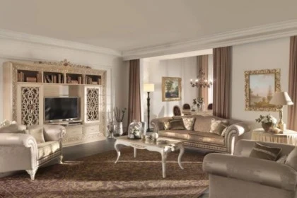 Classic Living Room Furniture Italian Brands in Dubai 325-3421