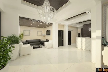 Indoor design beauty salon modern concept