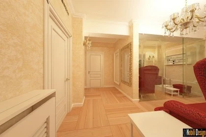Interior design beauty salon modern concept