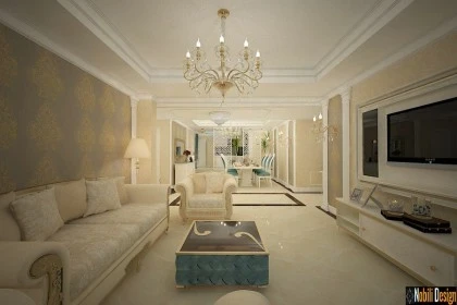 Luxury classic apartment interior design