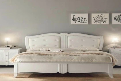 Classic upholstered beds furniture New Deco