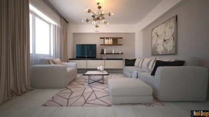 Modern apartment interior design