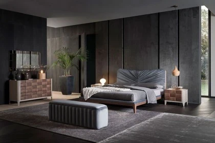 Dama Italian Bedroom Furniture - Upholstered Beds