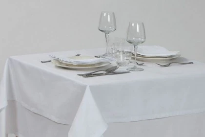 Cotton fabric for restaurant tablecloths Crepe Collection