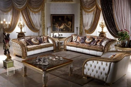 Living Room Charme Collection Italian Luxury