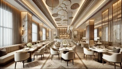 Restaurant and Hotel Interior Design Concept