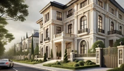 Exterior Home Design Concept with Facade Direction